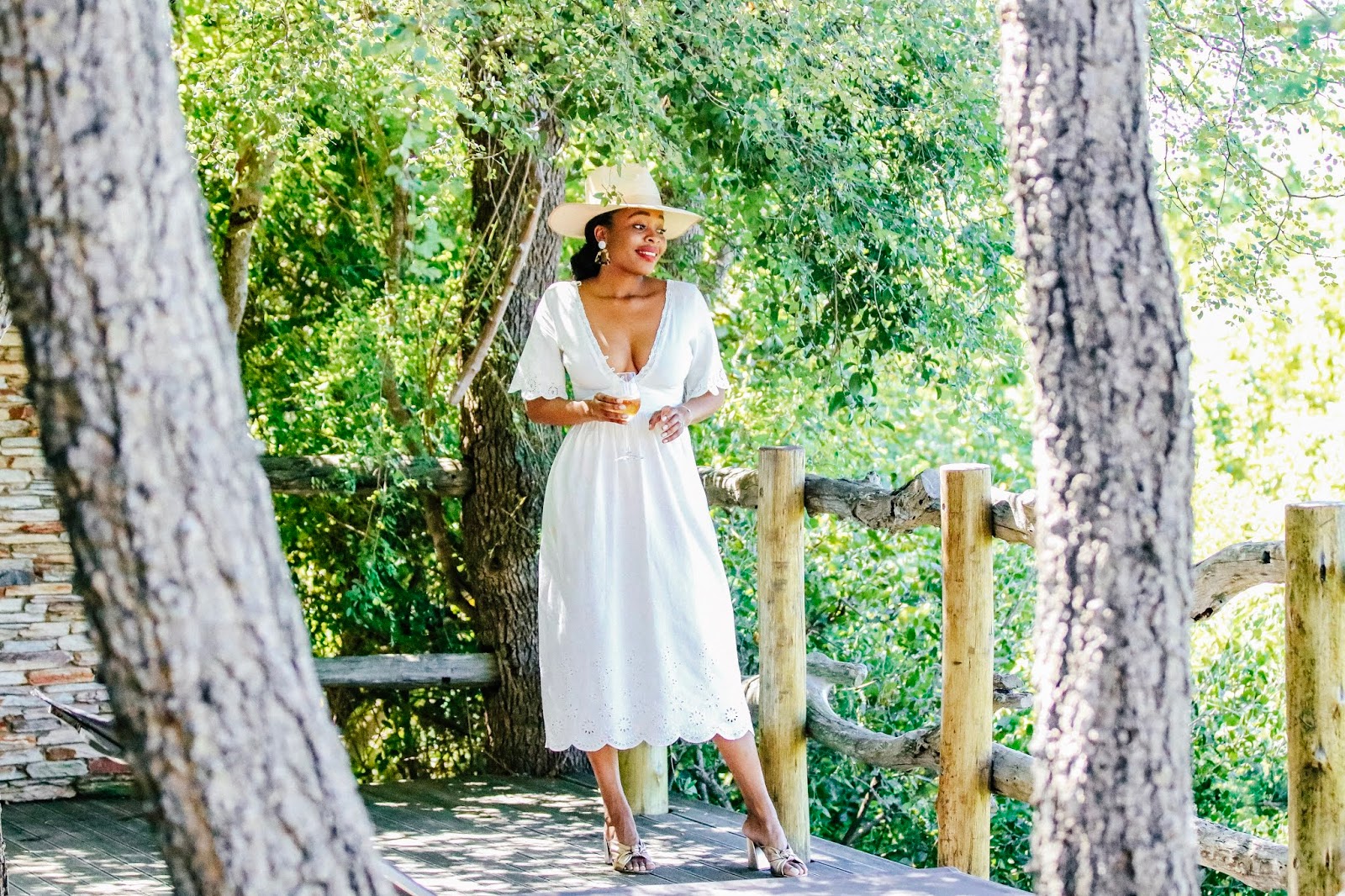 African top safari dress